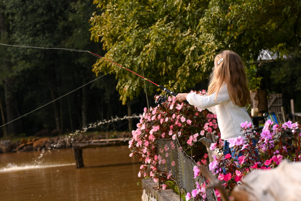 Pesca esportiva no refúgio entre rios