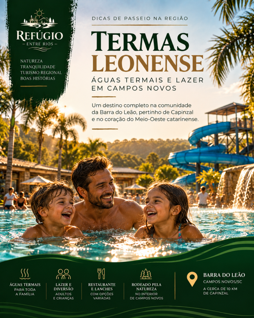 Termas Leonense: águas termais perto de Campos Novos | Guia
